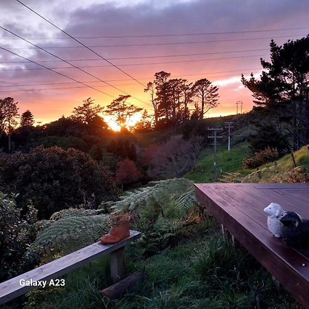 Cosy Country Cottage On A Sunny Hill New Plymouth Exterior foto